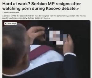 Kosovo Porn - Porn or Kosovo? Serbia, choose your priorities. : r/balkans_irl