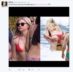 Chloe Moretz Porn Captions - Throw back to when Khloe bullied Chloe Grace Moretz. Celebrity twitter  feuds are my guilty pleasure : r/KUWTK
