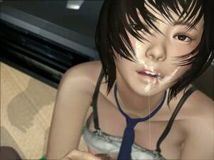 3d Cute Faces - Facial for a cute face of a stunning Asian babe in hardcore 3d porn