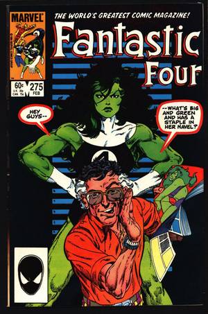 Johnny Storm And She Hulk Porn - FANTASTIC FOUR 4 #275 John Byrne, She-Hulk, Wyatt Wingfoot, The Thing,  Human Torch, Mr Fantastic, Invisible Girl,
