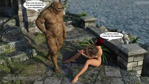 3d Monster Porn Attack - Pig Monster Attacks & Roughly Fucks Busty 3D Hottie! Sex with Monsters 3DX  - CartoonPorn.com