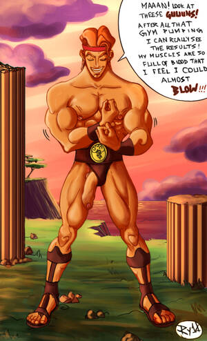 Hercules Gay Porn Drawings - Rule 34 - 1boy biceps bodybuilder clothed disney greek mythology hercules  (character) hercules (disney) male nipples male only muscle muscles pecs  penis solo male | 433573