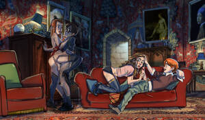 Harry Potter Ginny Porn Bj - Rule34 - If it exists, there is porn of it / abrosiis, ginny weasley, harry  james potter, hermione granger, ron weasley / 1055645