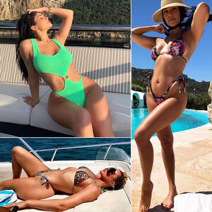 Kim Kardashian Ass Porn Captions - Kim Kardashian, Kylie Jenner and Sisters' Best Bikini Pics Ever | Us Weekly