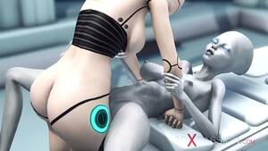 3d alien shemale jizz - 3D Busty trans shemale tearing up aliens insides with her thick throbbing  coock. Exclusive quality porn