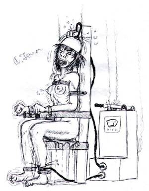 Electric Chair Porn Toons - Electric Chair Artwork From the Net - The Electric Chair | MOTHERLESS.COM â„¢