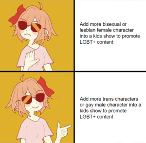 April Hunter Lesbian - Nothing against lesbians (I am one), but we need more diversity in kid  shows : r/lgbt