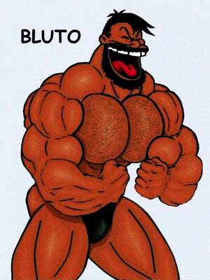 bluto cartoon nude - Bluto Muscle Man Cartoon | Gay Fetish XXX