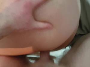 doggy style creampie - FUCKING ON HER SIDE, DENYING ORGASM AND THEN PLOWING DOGGY STYLE CREAMPIE