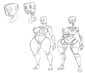 Avatar Survival Sex Porn - sketch artist design of npc one (hunter sex bot) for the survival horror  porn game :) : r/femxeno
