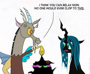 Mlp Chrysalis Porn - #158032 - artist:el-yeguero, discord, king sombra, queen chrysalis, safe -  Derpibooru - My Little Pony: Friendship is Magic Imageboard
