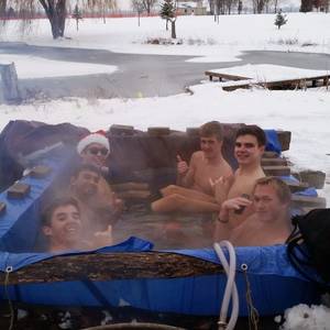 homemade back yard hot tub porn - Homemade Hot Tub