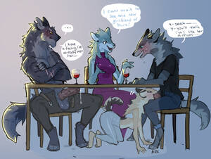 Family Furry Porn - Family dinner (nox), 6 images. Furry porn comics.
