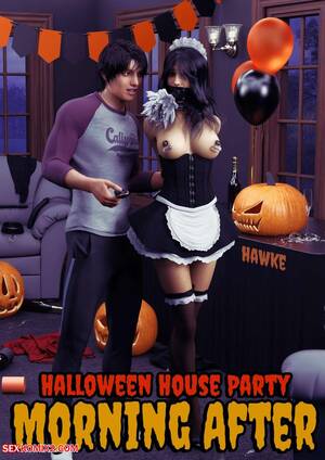 halloween sex party - âœ…ï¸ Porn comic Halloween House Party. Chapter 2. Hawke Sex comic guy was  very | Porn comics in English for adults only | sexkomix2.com