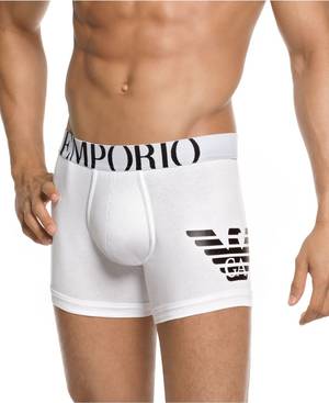 Armani Gay Boxers Porn - Emporio Armani Men's Underwear, Eagle Boxer Brief - Underwear - Men - Macy's
