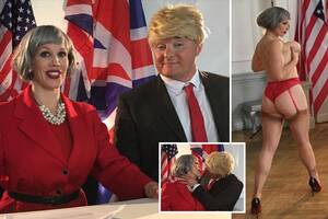 Brexit Britain Porn - Television X films British Brexit porn parody featuring 'Teaser May' and a  Donald Trump double | The Sun