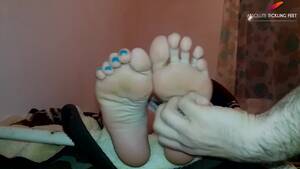 foot tickling movies - Tickling her Feet with Fingers while she try to Watch Movie - Pornhub.com