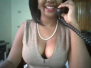 Ebony Big Tits At Work - Ebony woman Macy with big tits on workplace watch online