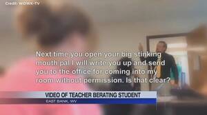 Forced Teacher Porn Captions - Caught on camera: Teacher berates student for porn accusation - National |  Globalnews.ca