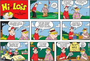 Newspaper Comic Strip Porn - I was going to go on a long diatribe about how promoting a campaign to get  more people to play golf is the most legacy-newspaper-comic-strip thing you  can ...