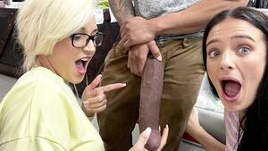 amateur black cock blowjob - Porn Video - Amateur Teen Blowjob BBC Sucks Big Black Cock And Gets Fucked  in Public