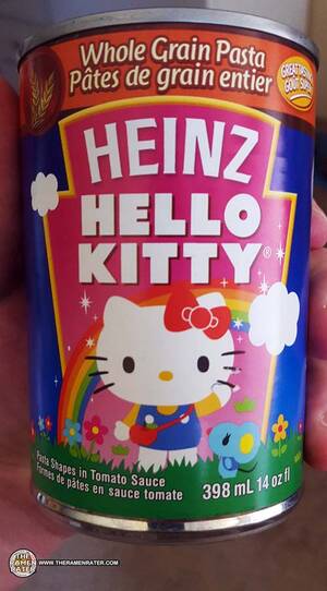 Hello Kitty Tag Team Porn - Something Odd: Heinz Hello Kitty Pasta Shapes In Tomato Sauce - THE RAMEN  RATER