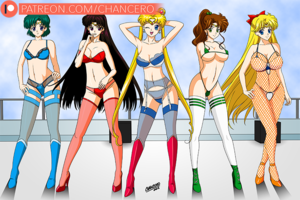 lingerie sailor moon porn - Rule 34 - 5girls ami mizuno bikini bishoujo senshi sailor moon bodysuit  boots bra chancero female female only fishnet bodysuit garter belt high  heel boots high heels lingerie makoto kino minako aino