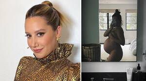 Ashley Tisdale Hardcore Porn - Ashley Tisdale Strips Down For Nude Baby Bump Selfie