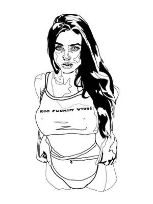 Art Porn Stars - Lana Rhoades Black and White Erotic Art Print Porn Star - Etsy Australia