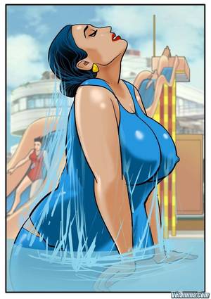 Indian Wife Porn Drawings - Sexy housewife having fun at a picnic that turns naughty - CartoonTube.XXX