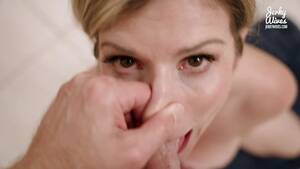 deep throat cum swallow - Dare my Step Mom to Deep Throat my Cock and Swallow all my Cum - Cory Chase  watch online