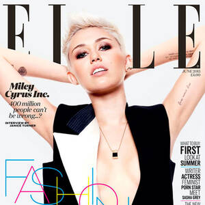 Miley Cyrus Sexy Slut - Miley Cyrus Talks To ELLE About Growing Up In Hollywood