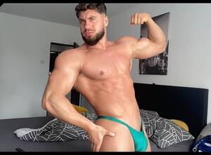 Massive Muscle Porn - Roman Shark - Massive Muscles In Sexy Posing Trunks - Gay Porn - Muscles to  Worship