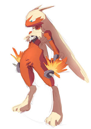Female Lucario Blaziken Porn - Pokemon Fusion - Lucario-Blaziken :Sketch: