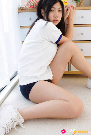 japan nude girl sport - Miho Takai Asian in sports outfit is sexy while playing with ball by All  Gravure