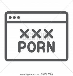 Adult Sex Graphics - Porn Line Icon, Sex Vector & Photo (Free Trial) | Bigstock