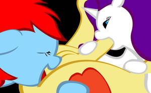 analingus blow job - #263789 - analingus, blowjob, braeburn, explicit, group sex, nudity, oral,  penis, rainbow dash, rarity, sex, straight, threesome - Derpibooru - My  Little ...