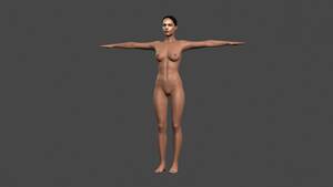 Angelina Jolie Porn 3d - movie actress angelina jolie -rigged 3d character 3D Model in Woman 3DExport