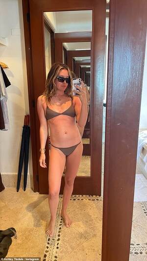 ashley tisdale on nude beach - Ashley Tisdale shows off her very toned tummy while in a skimpy bikini in  Mexico | Daily Mail Online