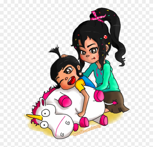 From Despicable Me Porn - Agnes Vanellope By Erratic-werebunny - Agnes From Despicable Me Porn - Free  Transparent PNG Clipart Images Download