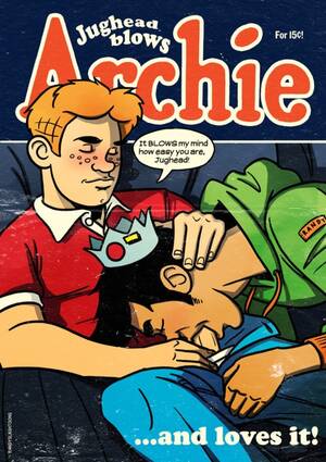 Archie Comics Porn Gay - Rule 34 - 2boys archie andrews archie comics black hair blowjob car seat  closed eyes cock gobble cock hungry cover cum hungry erection eyes closed  face fucking facefuck fellatio forced oral freckles