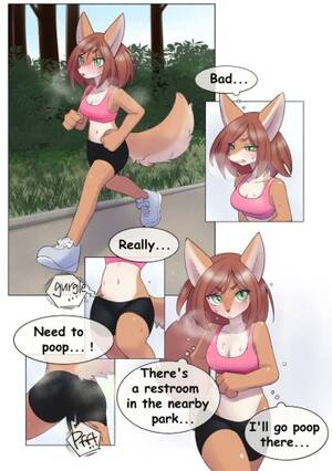 Jogging In The Park Furry Comic Porn - The Urge to Poop while Jogging - IMHentai