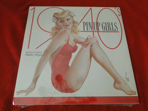 1940s porn calendar - Vintage Semi-Nude Pinup Wall Calendar 1993 1940's Pin-Up Girls Alberto â€“  Ephemera Galore