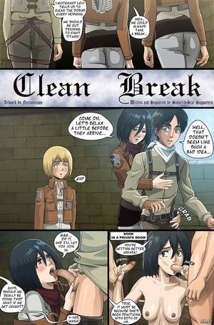 Attack On Titan Toon Porn - Clean Break (Attack on Titan) [Nearphotison] - Porn Cartoon Comics