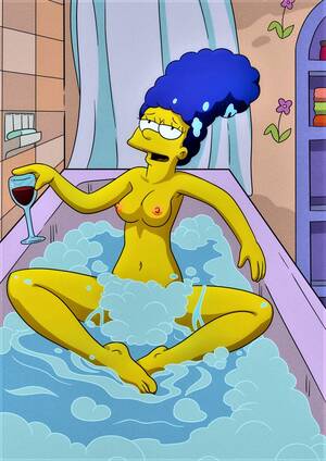 Drunk Simpsons Porn - Hentai Busty â€“ bath breasts drunk erect nipples marge simpson soap bubbles  the simpsons â€“ Hentai Busty
