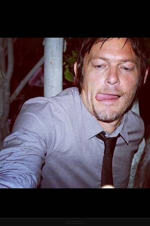 Norman Reedus Tongue Porn - NR and his now infamous tongue. Find this Pin and more on Norman Reedus  Tongue Porn ...