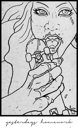 Aztec Drawings Porn - skateboard porn tattoo drawing