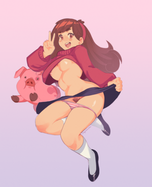 Mable Gravity Falls Waddles Porn - Rule34 - If it exists, there is porn of it / squeezable, mabel pines,  waddles / 3663665