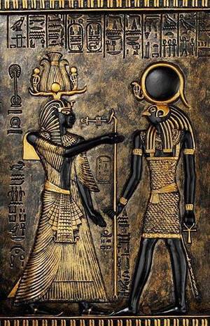 Ancient Egyptian Hieroglyphic Porn - Egyptian Temple, Horus -- \