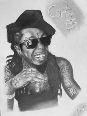 American Dad Porn Pencil Art - Lil Wayne Rapper, Songwriter, Singer Pencil Drawing Drawing by Ryan Dawson  | Saatchi Art